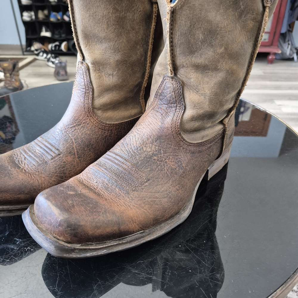 Ariat Two-Tone Brown Western Boots